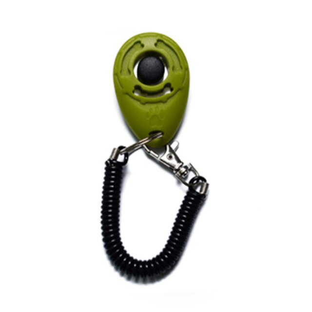 Training clicker in olive green